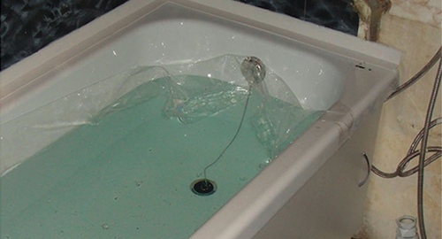 Установкой акрилового вкладыша | Горки-10